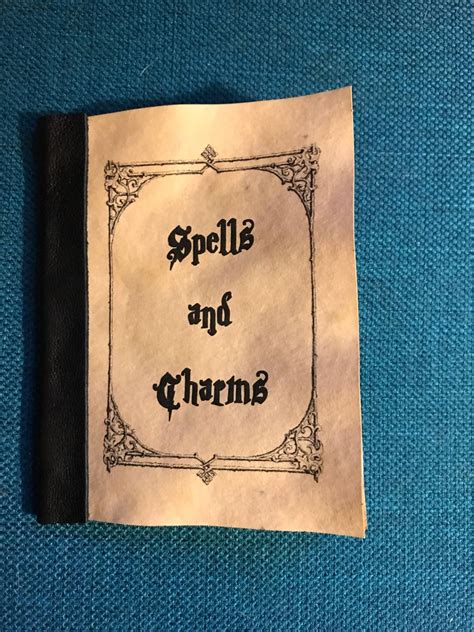 Charms and spells cookbook
